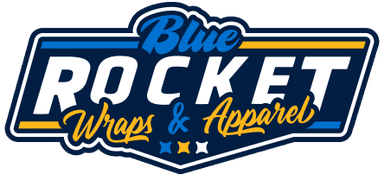 Owner of Blue Rocket Wraps & Apparel